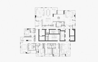 Penthouse floor plan, 5 bedrooms in The Residences 38 No. 11012